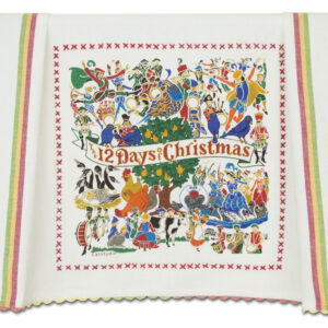 12 Days of Christmas Dish Towel