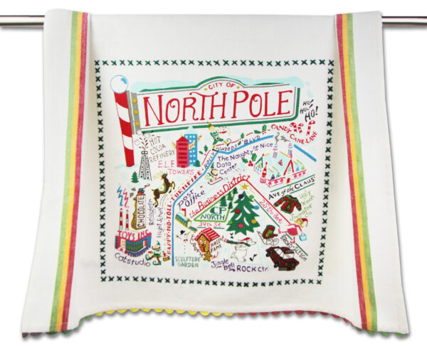 north pole kitchen towel