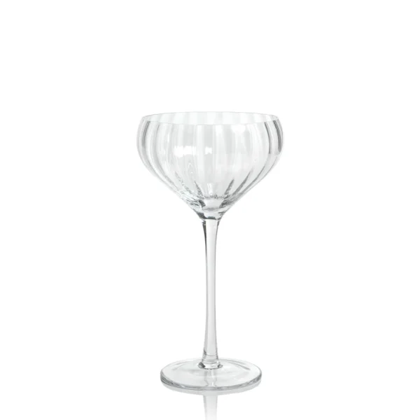 Madeleine Optic Glassware - Clear - Cocktail Glass