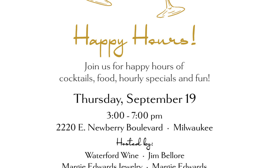 Join us for Fall Happy Hours!