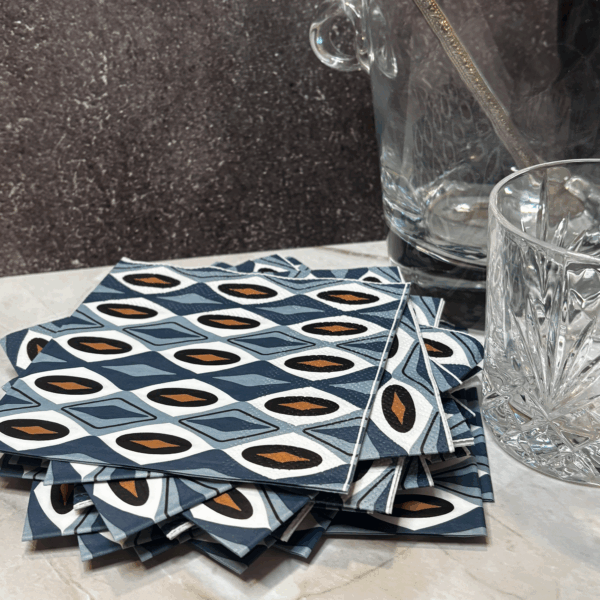 Blue Diamond MCM Beverage Cocktail Napkin